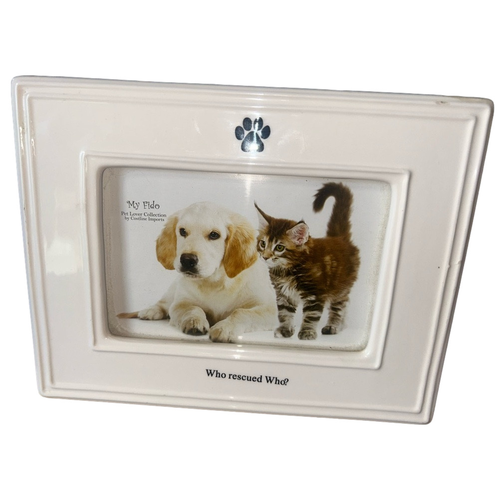 🍀 3 for $25 My Fido Pet Picture Frame Black And White